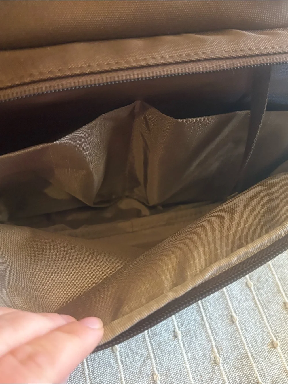 Itzy Ritzy Belong Cargo Caddy & Weekender in Mocha